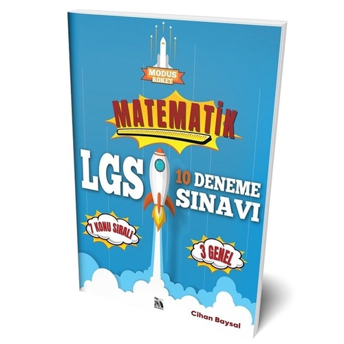 8. Sınıf LGS Matematik Roket 10 Deneme Modus Yayınları