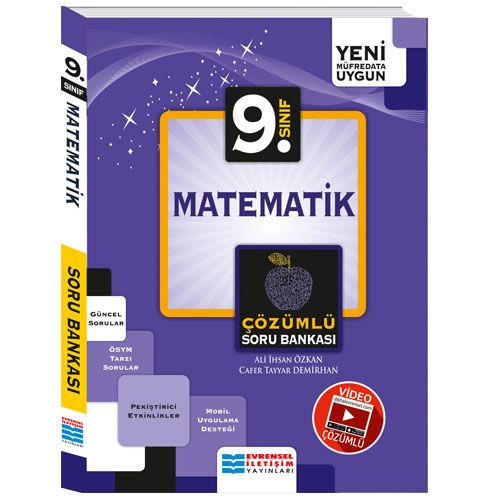 9. Sınıf Matematik Video Çözümlü Soru Bankası Evrensel İletişim Yayınları