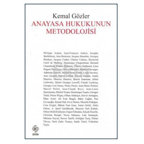 Anayasa Hukukunun Metodolojisi - Kemal Gözler
