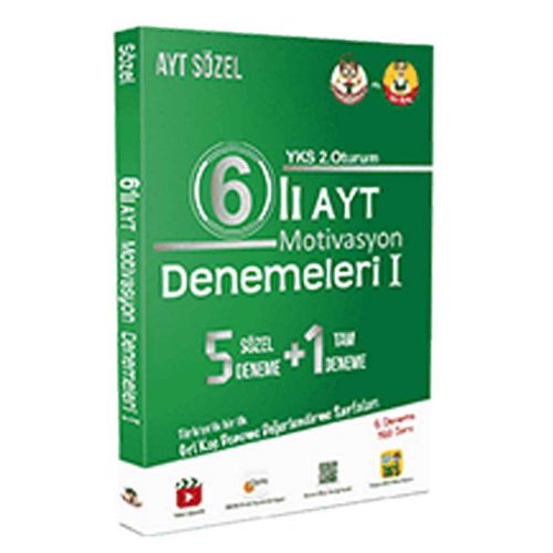YKS 6’lı AYT Motivasyon Denemeleri 1 Sözel Tonguç Akademi Yayınları