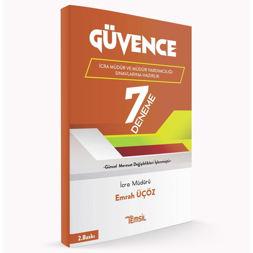 GÜVENCE İcra Müdürlüğü ve Müdür Yardımcılığı Sınavlarına Hazırlık 7 Deneme Temsil Kitap Yayınları 2025