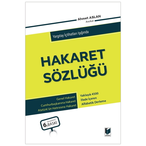 Hakaret Sözlüğü - Ahmet Aslan
