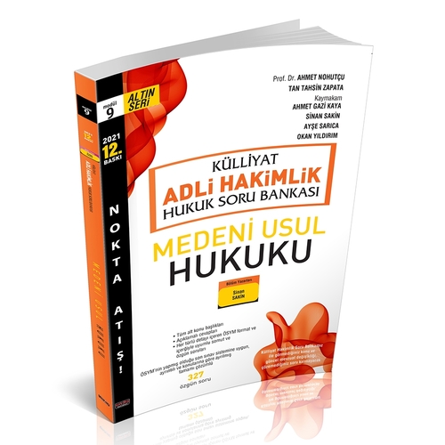 KÜLLİYAT Medeni Usul Hukuku Soru Bankası Adli Hakimlik 2021