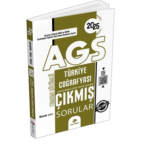 MEB AGS Türkiye Coğrafyası Çıkmış Sorular Dizgi Kitap Yayınları 2025