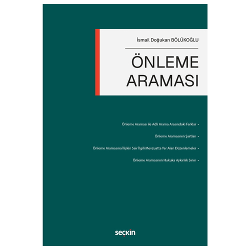 Önleme Araması - İsmail Doğukan Bölükoğlu