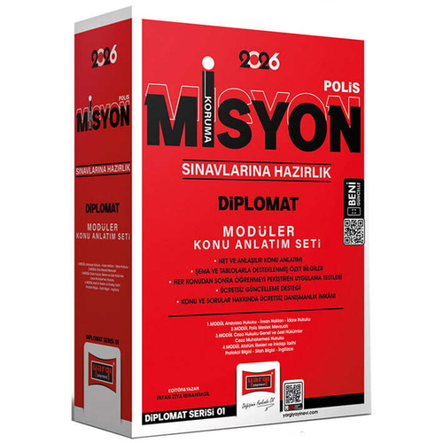 Polis Misyon Sınavlarına Hazırlık Diplomat Modüler Konu Anlatım Seti Yargı Yayınları 2026