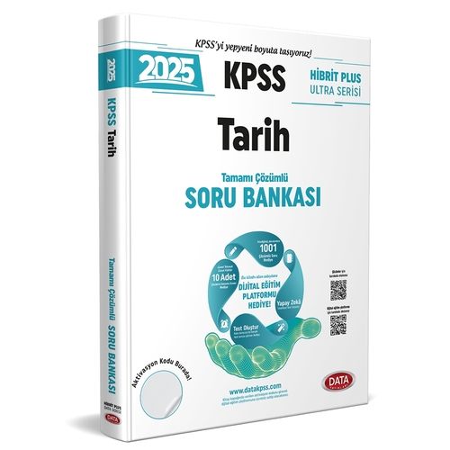 KPSS Hibrit Plus Ultra Serisi Tarih Soru Bankası Data Yayınları 2025
