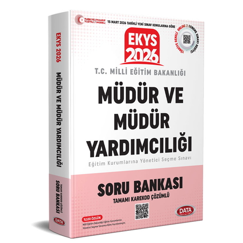 MEB EKYS Müdür ve Müdür Yardımcılığı Soru Bankası Data Yayınları 2026