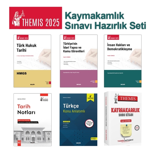 THEMIS Kaymakamlık Sınavı Hazırlık Seti Seçkin Yayınları 2025