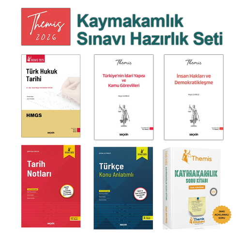 THEMIS Kaymakamlık Sınavı Hazırlık Seti Seçkin Yayınları 2026