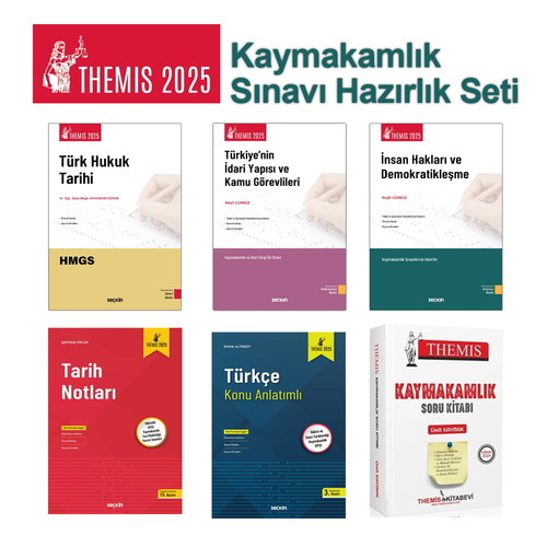 THEMIS Kaymakamlık Sınavı Hazırlık Seti Seçkin Yayınları 2025