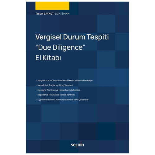 Vergisel Durum Tespiti Due Diligence El Kitabı - Taylan Baykut