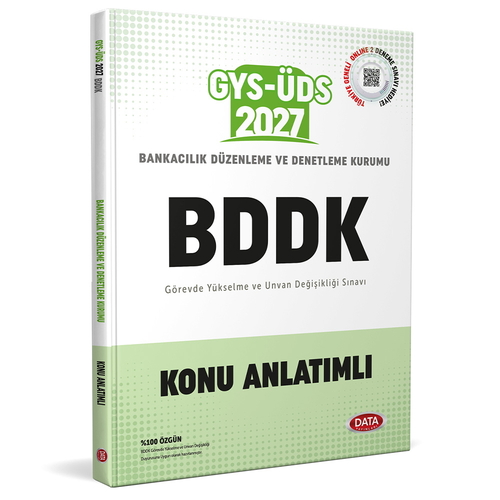 GYS-ÜDS BDDK Konu Anlatımlı Data Yayınları 2027