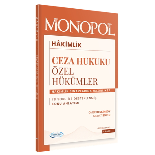 Hakimlik Ceza Hukuku Özel Hükümler Monopol Yayınları 2026