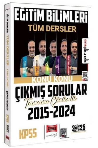 KPSS Eğitim Bilimleri Çıkmış Sorular 2015-2024 Konularına Göre Çözümlü Yargı Yayınları 2025