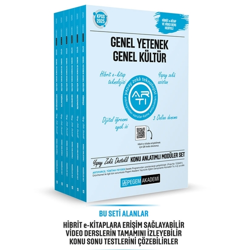 KPSS Genel Yetenek Genel Kültür Konu Anlatımlı Modüler Set Pegem Akademi Yayınları 2025