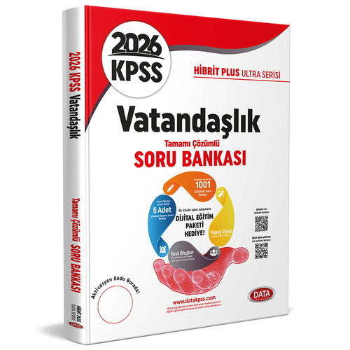 KPSS Hibrit Plus Ultra Serisi Vatandaşlık Soru Bankası Data Yayınları 2026