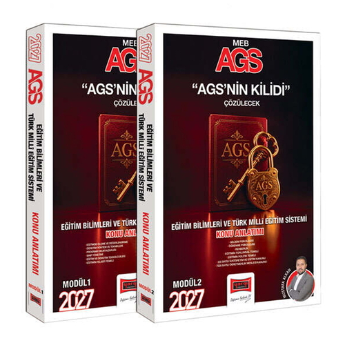 MEB AGS\'nin Kilidi Eğitim Bilimleri ve Türk Milli Eğitim Sistemi Konu Anlatımı 2 Cilt Yargı Yayınları 2027