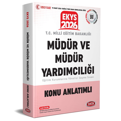 MEB EKYS Müdür ve Müdür Yardımcılığı Konu Anlatımlı Data Yayınları 2026