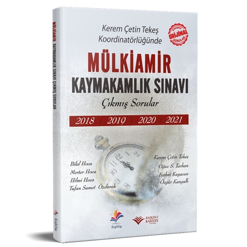 MÜLKİAMİR Kaymakamlık Sınavı Çıkmış Sorular Başkent Kariyer Yayınları 2022