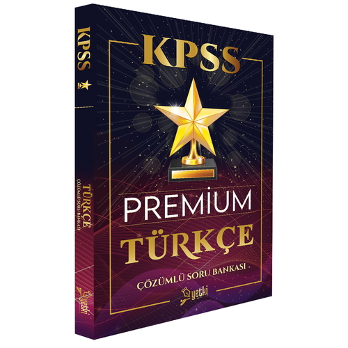 Premium KPSS Türkçe Çözümlü Soru Bankası Yetki Yayınları 2026