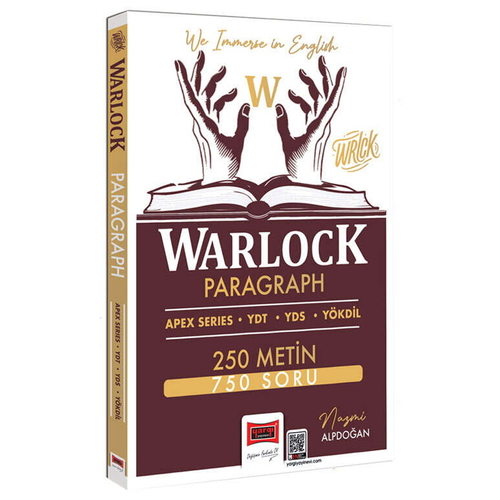 YDT YDS YÖKDİL Warlock Paragraph 250 Metin 750 Soru Yargı Yayınları