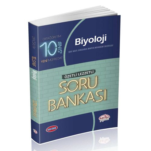 10. Sınıf Biyoloji Soru Bankası Özetli Lezzetli Editör Yayınları