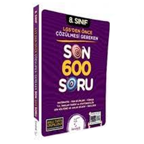 8. Sınıf LGS \'den Önce Çözülmesi Gereken Son 600 Soru Karekök Yayınları