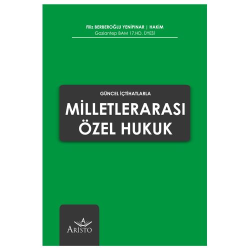 Milletlerarası Özel Hukuk - Filiz Berberoğlu Yenipınar