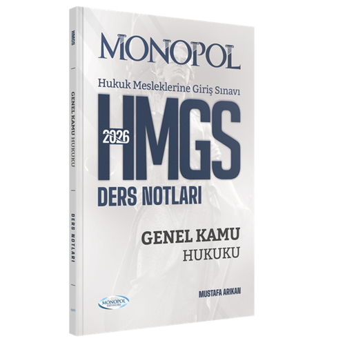 HMGS Genel Kamu Hukuku Ders Notları Monopol Yayınları 2026
