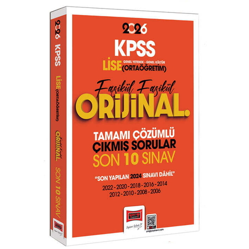 KPSS Lise-Ortaöğretim GK-GY Fasikül Fasikül Orijinal Çıkmış Son 10 Sınav Yargı Yayınları 2026