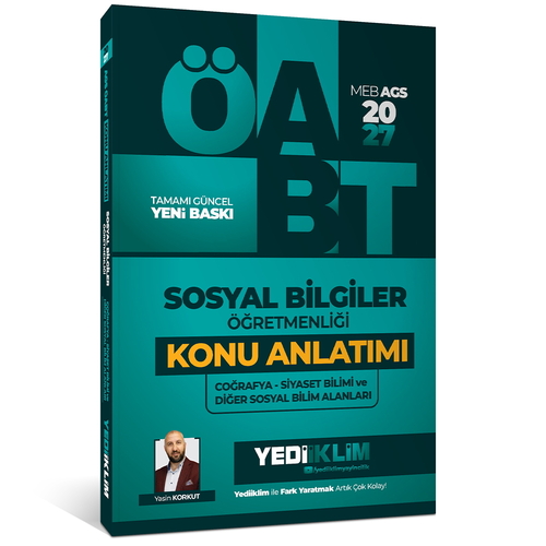 MEB AGS ÖABT Sosyal Bilgiler Öğretmenliği Konu Anlatımı Yediiklim Yayınları 2027