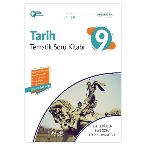 9. Sınıf Tarih Tematik Soru Kitabı Palme Yayınları