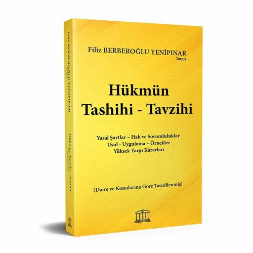 Hükmün Tashihi Tavzihi - Filiz Berberoğlu Yenipınar