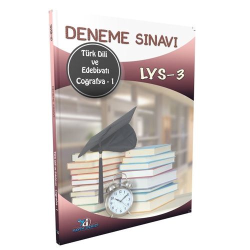 LYS 3 Türk Dili ve Edebiyatı Coğrafya 1 Deneme Sınavı 5 li - Yayın Denizi Yayınları