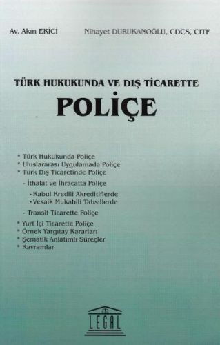 Türk Hukukunda ve Dış Ticarette Poliçe - Akın Ekici, Nihayet Durukanoğlu