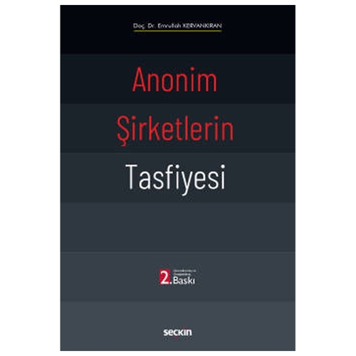 Anonim Şirketlerin Tasfiyesi - Emrullah Kervankıran