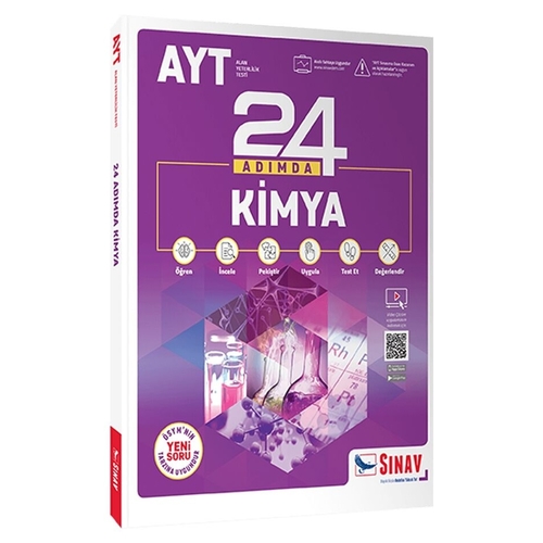 AYT Kimya 24 Adımda Konu Anlatımlı Soru Bankası Sınav Yayınları