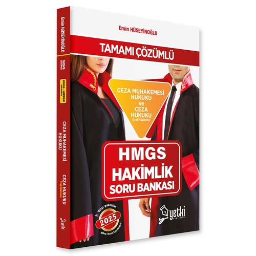 Ceza Muhakemesi Hukuku ve Ceza Hukuku Özel Hükümler HMGS Hakimlik Soru Bankası Yetki Yayınları 2025