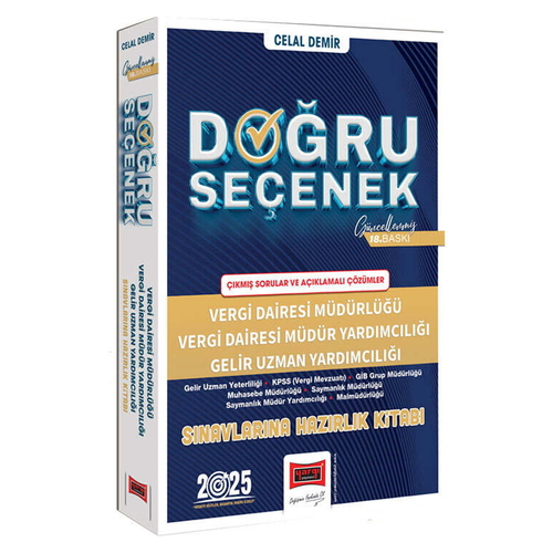 Doğru Seçenek Çıkmış Sorular ve Açıklamalı Çözümler Celal Demir Yargı Yayınları 2025
