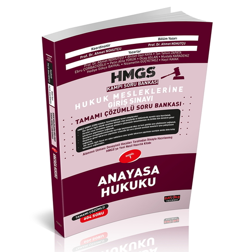 HMGS Kampı Anayasa Hukuku Soru Bankası Savaş Yayınları Nisan 2025