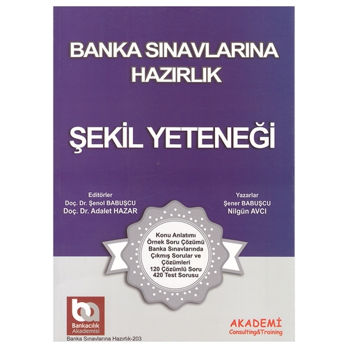 Kelepir Ürün İadesizdir - Banka Sınavlarına Hazırlı Şekil Yeteneği - Şener Babuşcu, Nilgün Avcı