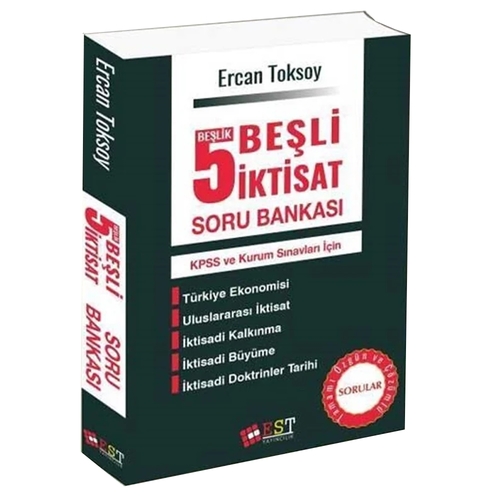 Kelepir Ürün İadesizdir - KPSS A Grubu Beşli İktisat Soru Bankası EST Yayınları