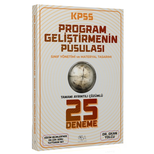 KPSS Eğitim Bilimleri Program Geliştirmenin Pusulası 25 Deneme CBA Yayınları 2024
