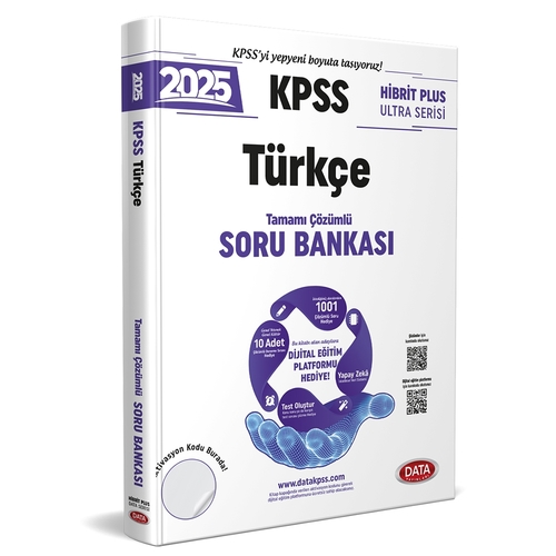 KPSS Hibrit Plus Ultra Serisi Türkçe Soru Bankası Data Yayınları 2025