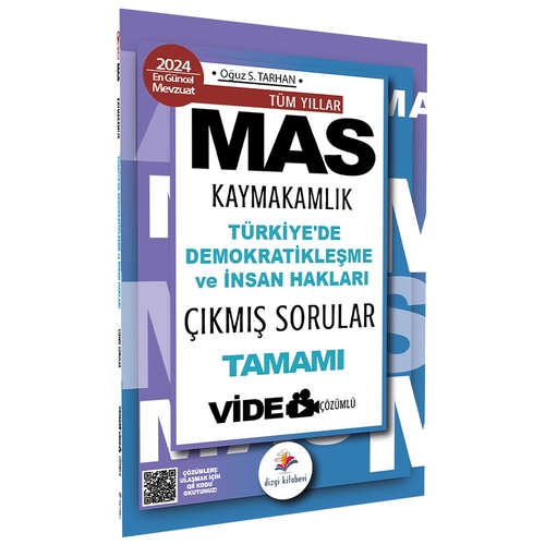 MAS Kaymakamlık Türkiye’de Demokratikleşme ve İnsan Hakları Çıkmış Sorular Dizgi Kitap Yayınları 2024
