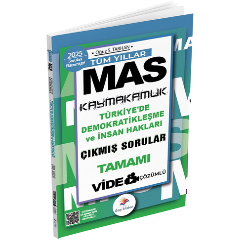 MAS Kaymakamlık Türkiye’de Demokratikleşme ve İnsan Hakları Çıkmış Sorular Dizgi Kitap Yayınları 2025