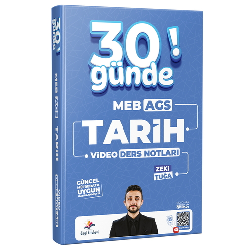 MEB AGS 30 Günde Tarih Video Ders Notları Dizgi Kitap Yayınları 2027