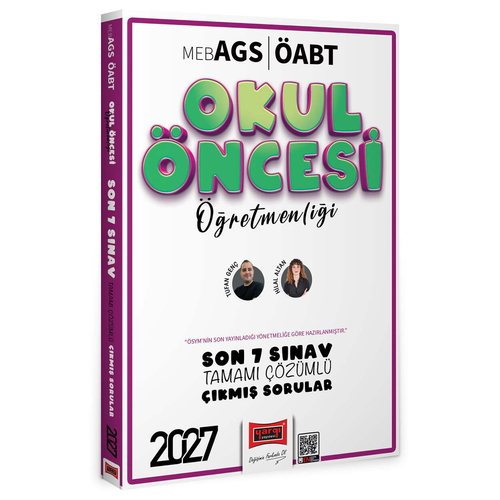 MEB AGS Okul Öncesi Öğretmenliği Son 7 Sınav Tamamı Çözümlü Çıkmış Sorular Yargı Yayınları 2027