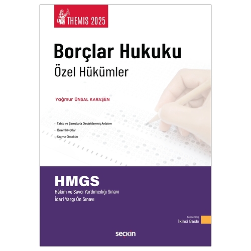THEMIS Borçlar Hukuku Özel Hükümler Konu Kitabı - Yağmur Ünsal Karaşen 2025